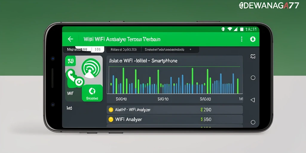 Antarmuka pengguna DEWANAGA77 yang menampilkan analisis jaringan WiFi secara real-time.