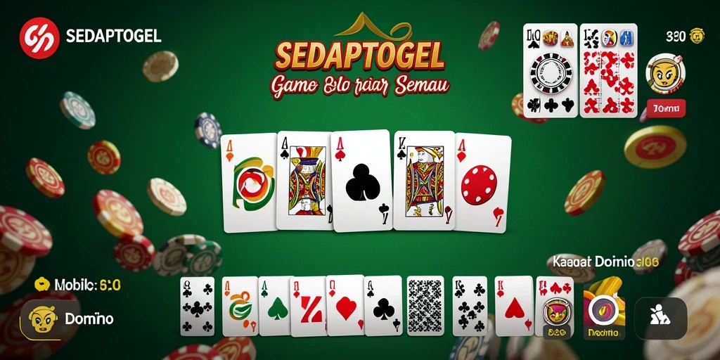 Antarmuka pengguna SEDAPTOGEL dalam permainan Domino yang menarik.