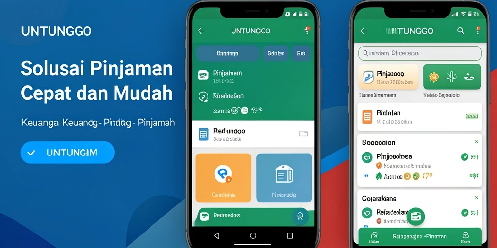 Antarmuka aplikasi UNTUNGGO yang sederhana dan mudah digunakan.